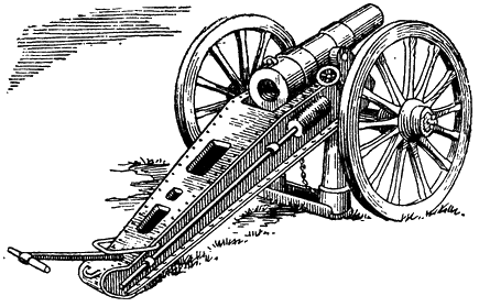 Рис. 179. 152-миллиметровая полевая мортира образца 1885 года